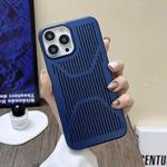 Ice Armor Cooling PC Phone Case For iPhone 13 Pro Max(Dark Blue)