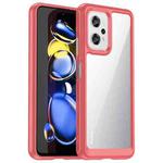 For Xiaomi Redmi Note 11T Pro 5G Colorful Series Acrylic + TPU Phone Case(Red)