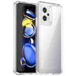 For Xiaomi Redmi Note 11T Pro 5G Colorful Series Acrylic + TPU Phone Case(Transparent)
