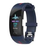 P3A 0.96 inch TFT Screen Smart Wristband, Support ECG Monitoring/Heart Rate Monitoring(Blue Red Black)