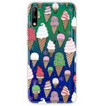 For Huawei Enjoy 10 Painted TPU Protective Case(Ice Cream)