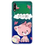 For Huawei Enjoy 10 Painted TPU Protective Case(Lovely Cat)