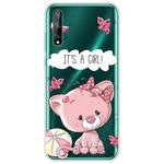 For Huawei Enjoy 10S Painted TPU Protective Case(Lovely Cat)