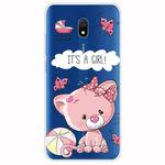 For Xiaomi Redmi 8A Painted TPU Protective Case(Lovely Cat)