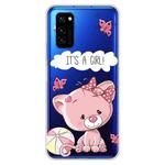 For Huawei Honor V30 Painted TPU Protective Case(Lovely Cat)