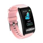 P10 1.14 inch TFT Color Screen Smart Wristband, Support ECG Monitoring/Heart Rate Monitoring, Style: Heart Rate Strap Version(Pink)