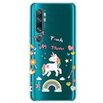 For Xiaomi CC9 Pro Painted TPU Protective Case(Unicorn)