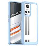 For Realme GT Neo3 Colorful Series Acrylic + TPU Phone Case(Blue)