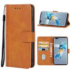 For Huawei Mate 40 Pro Leather Phone Case(Brown)