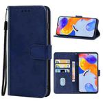 For Xiaomi Redmi Note 11 Pro 5G Leather Phone Case(Blue)