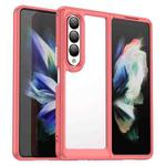 For Samsung Galaxy Z Fold4 5G Colorful Series Acrylic + TPU Phone Case(Red)