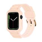 Integrated TPU Watch Band For Apple Watch Series 8&7 45mm / SE 2&6&SE&5&4 44mm / 3&2&1 42mm(Pink)