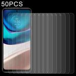 50 PCS 0.26mm 9H 2.5D Tempered Glass Film For Motorola Moto G42
