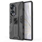 For Honor 70 5G Supersonic PC + TPU Shock-proof Protective Phone Case(Black)