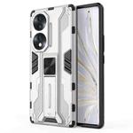 For Honor 70 5G Supersonic PC + TPU Shock-proof Protective Phone Case(Silver)