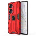 For Honor 70 5G Supersonic PC + TPU Shock-proof Protective Phone Case(Red)