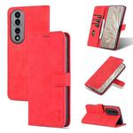 For Honor 70 AZNS Skin Feel Calf Texture Flip Leather Phone Case(Red)