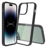 For iPhone 14 Pro Shockproof Scratchproof TPU + Acrylic Phone Case (Black)