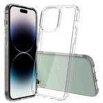 For iPhone 14 Pro Max Shockproof Scratchproof TPU + Acrylic Phone Case (Transparent)