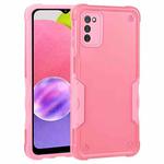 For Samsung Galaxy A03s / A02s 164mm Non-slip Shockproof Armor Phone Case(Pink)