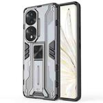 For Honor 70 Pro 5G Supersonic PC + TPU Shock-proof Protective Case(Grey)