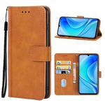 For Huawei Enjoy 50 Leather Phone Case(Brown)