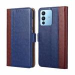 For vivo S12 Pro / V23 Pro Ostrich Texture Horizontal Flip Leather Case(Blue)