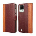 For OPPO Realme Narzo 50i Ostrich Texture Flip Leather Case(Brown)