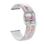 For Samsung Galaxy Watch4 20mm Transparent Printed TPU Silicone Watch Band(7)