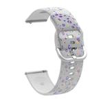 For Huawei Watch GT 3 Pro 22mm Transparent Printed TPU Silicone Watch Band(6)