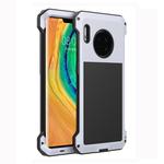 For Huawei Mate 30 Pro Shockproof Waterproof Silicone + Metal Protective Case(Silver)