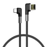 3A USB to USB-C/Type-C Double Elbow Charging Cable(1m)