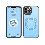 Bear Holder Phone Case For iPhone 12 Pro Max(Blue)