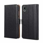 For Sony Xperia Ace III Ostrich Texture Flip Leather Phone Case(Black)