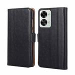 For OnePlus Nord 2T Ostrich Texture Flip Leather Phone Case(Black)