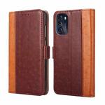 For Motorola Moto G 2022 Ostrich Texture Flip Leather Phone Case(Brown)