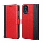 For Motorola Moto G 2022 Ostrich Texture Flip Leather Phone Case(Red)