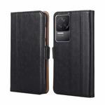 For Xiaomi Redmi K50 / K50 Pro Ostrich Texture Flip Leather Phone Case(Black)