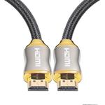 For HDMI 2.1 1m  HD 8K PS4 Cable 4K2K 144Hz Projector Notebook Set-Top Box Cable(Golden)