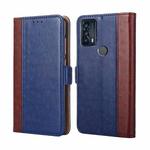 For TCL 20B 6159K Ostrich Texture Flip Leather Phone Case(Blue)