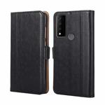 For TCL 30 V 5G T781S Ostrich Texture Flip Leather Phone Case(Black)