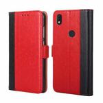 For Alcatel Axel / Lumos Ostrich Texture Flip Leather Phone Case(Red)