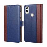 For Kyocera Android One S9 / KC S304 / Digno Sanga Edition Ostrich Texture Flip Leather Phone Case(Blue)