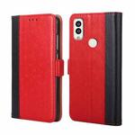 For Kyocera Android One S9 / KC S304 / Digno Sanga Edition Ostrich Texture Flip Leather Phone Case(Red)