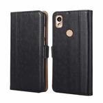 For Kyocera KY-51B Ostrich Texture Flip Leather Phone Case(Black)