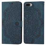 For OPPO A3s / A5 / Realme C1 Mandala Embossed Flip Leather Phone Case(Blue)