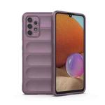 For Samsung Galaxy A32 4G Magic Shield TPU + Flannel Phone Case(Purple)