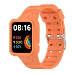 For Xiaomi Poco Watch Silicone Integrated Watch Band(Orange)