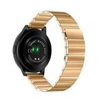 For Samsung Galaxy Watch4 40mm / 44mm Magnetic Steel Watch Band(Gold)