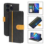 Skin Feel Leather Wallet Phone Case For iPhone 13 Pro Max(Black)